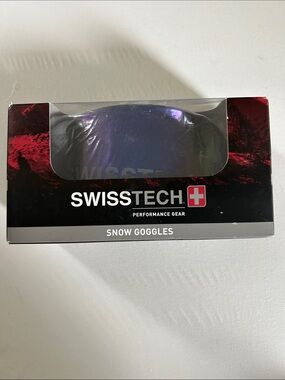NIB Swiss Tech Blue/Purple Mirrored Snow Goggles